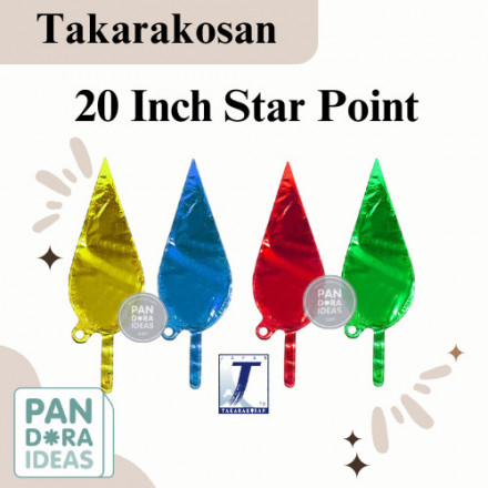 20" Star Point Foil Balloon | Balon Foil Bintang
