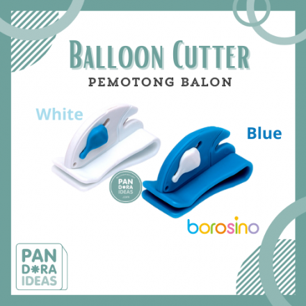 Balloon Cutter White & Blue | Alat Pemotong Balon