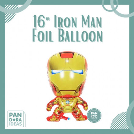 16" Iron Man Foil Balloon | Balon Foil Iron Man Marvel