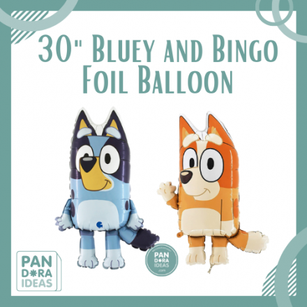 30" Bluey and Bingo Foil Balloon