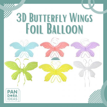 3D Butterfly Wearable Wings Foil Balloon