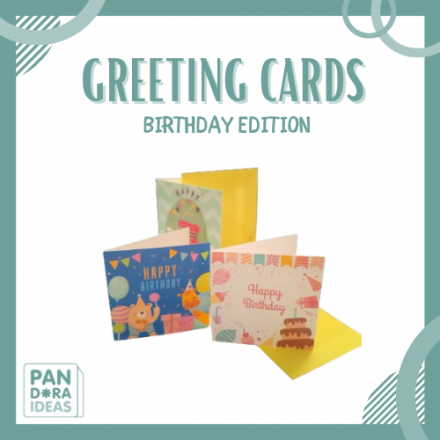 Kartu Ucapan Ulang Tahun Motif | Greeting Cards Birthday Edition